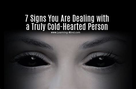 You Are Dealing with a Cold-Hearted Person If They Do These 7 Things – Learning Mind