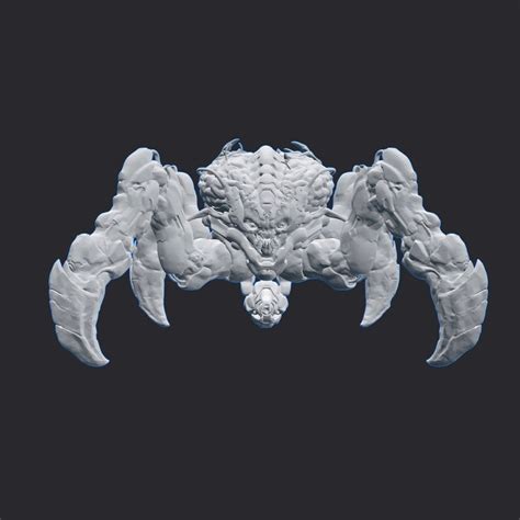 3d model spider mastermind doom