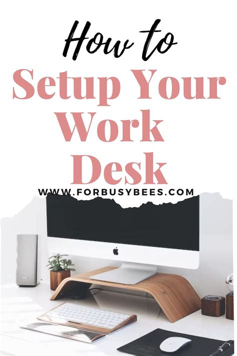 10 Work From Home Desk Setup Ideas That Boost Productivity - For Busy Bee's