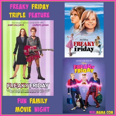 Freaky Friday triple feature: A fun Friday family movie night ...