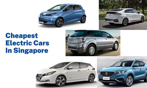 5 Electric Cars You Can Buy In Singapore Cheaper Than The Model 3