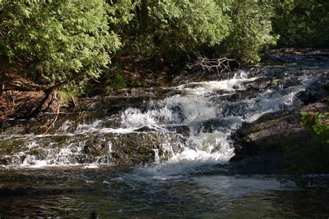 Silver River Falls - A Roadside Waterfall in the Keweenaw Peninsula ...