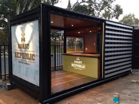 Old shipping container is converted into a chic coffee shop in Johannesburg | Building a ...