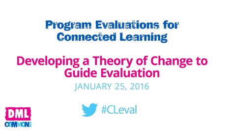 Developing a Theory of Change to Guide Evaluation (Session 2) - YouTube