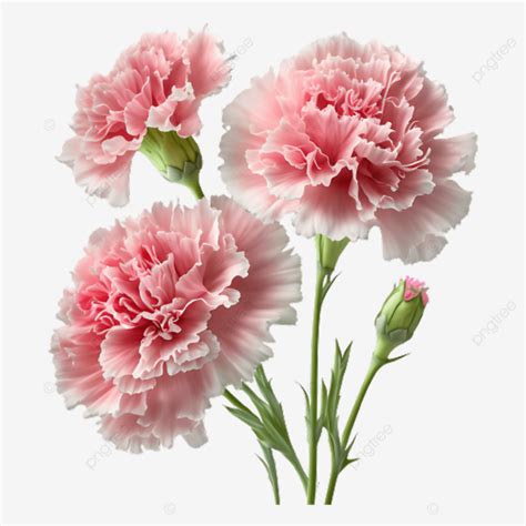 Carnation Pink Illustration, Carnation, Fresh Flowers, Bouquet PNG Transparent Image and Clipart ...