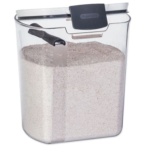 Progressive™ 5 lb. Flour Prokeeper in White/Grey | Bed Bath & Beyond ...