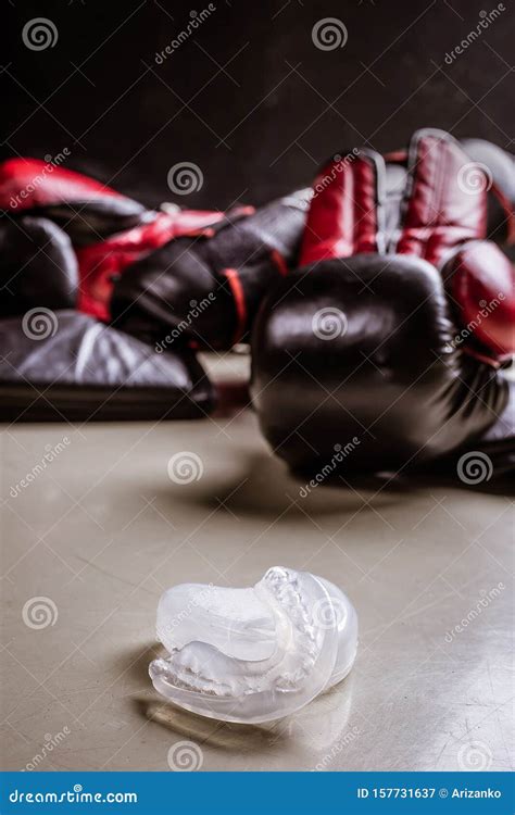 Boxing Mouth Guard .protection for Teeth Stock Image - Image of glove ...