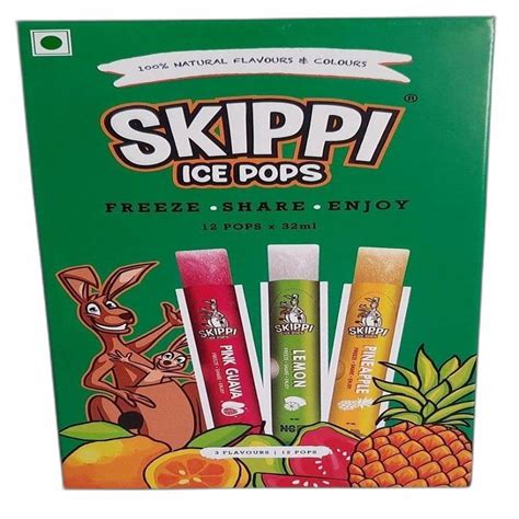 Lemon,Pineapple and Pink Guava 3 Flavors Skippi Ice Pops, Box at Rs 120/box in Vijayawada