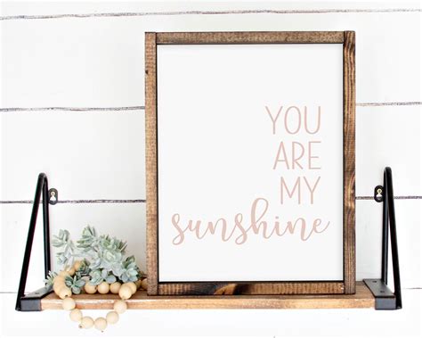 You Are My Sunshine Wall Art, Downloadable Prints, You Are My Sunshine ...