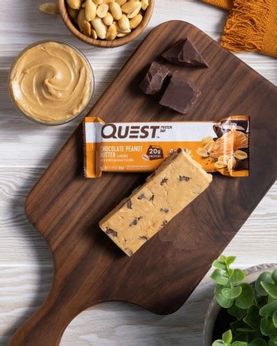 Quest Chocolate Peanut Butter Protein Bars, 4 ct - QFC