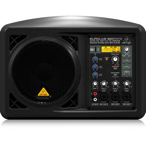 Behringer EUROLIVE B207MP3 Active 150-Watt 6.5" PA/Monitor Speaker Sys - Cannon Sound And Light