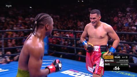 7th-round TKO//David Benavidez vs. Kyrone Davis//Highlights - YouTube