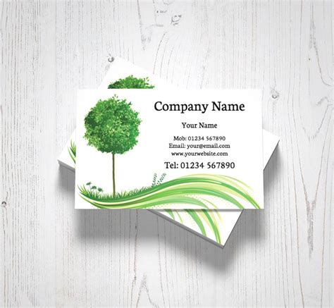 Tree Business Cards | Customise Online Plus Free Delivery | Putty Print