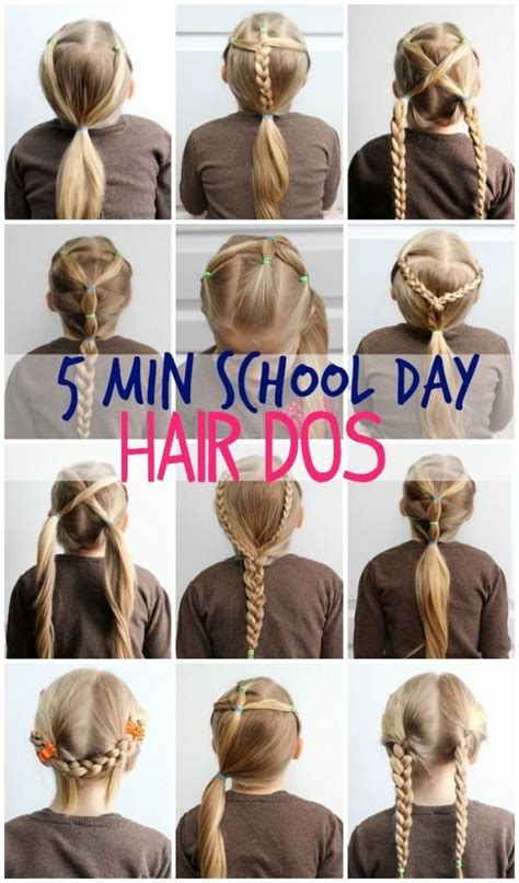 16 Cute And Easy Hairstyle For School Girls - SuperHit Ideas