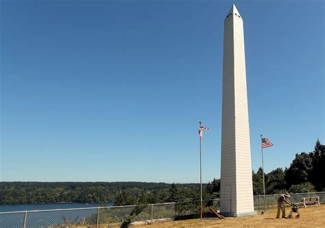 Why yes, Olalla has a 55-foot replica of the Washington Monument