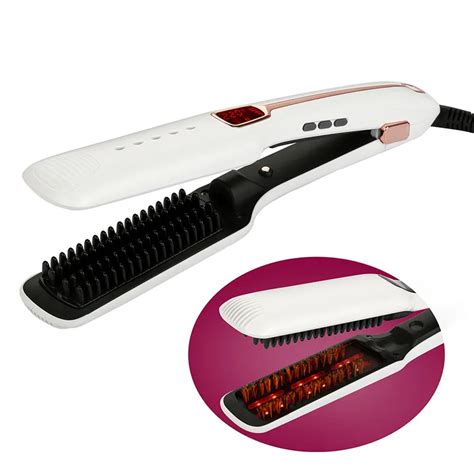 Steam Comb Straightening Automatic Straight Hair Brush Steam Electric ...