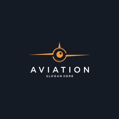 Premium Vector | Aviation logo design