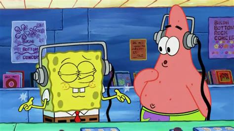 Spongebob - Listening To Music - YouTube