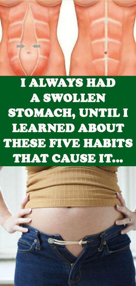 I ALWAYS HAD A SWOLLEN STOMACH, UNTIL I LEARNED ABOUT THESE FIVE HABITS ...