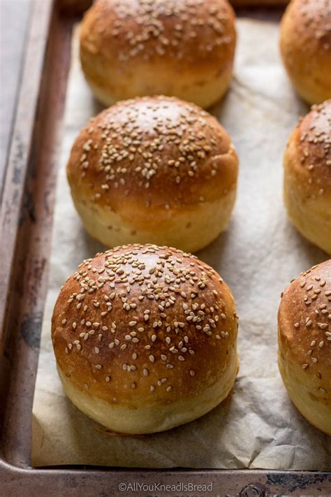 How to make sourdough burger buns - All you knead is bread