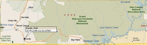 Kanab, Utah Map 2