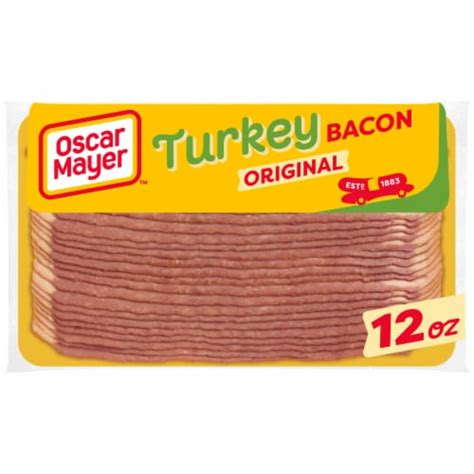 Oscar Mayer Fully Cooked Gluten Free Turkey Bacon with Less Fat & Less ...