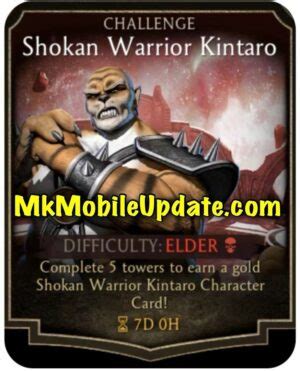 Shokan Warrior Kintaro Challenge