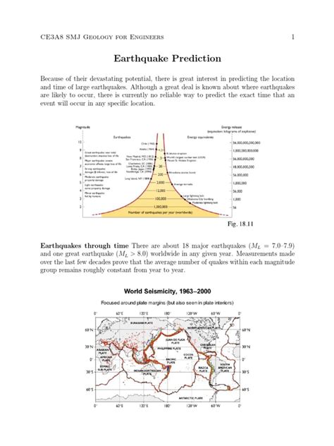 L14 Earthquake Prediction | Earthquakes | Fault (Geology)