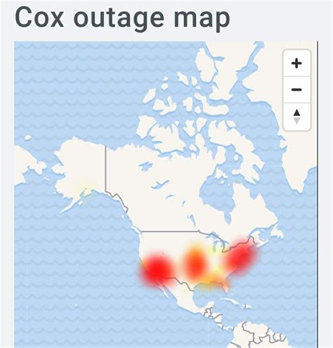 Cox Internet down & not working in many locations - DigiStatement