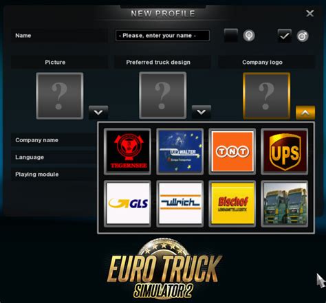 ETS 2: Company logo v 1.0 Mods Mod für Eurotruck Simulator 2