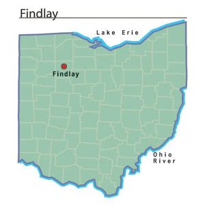 Findlay Ohio Ohio History Central | Maps Of Ohio