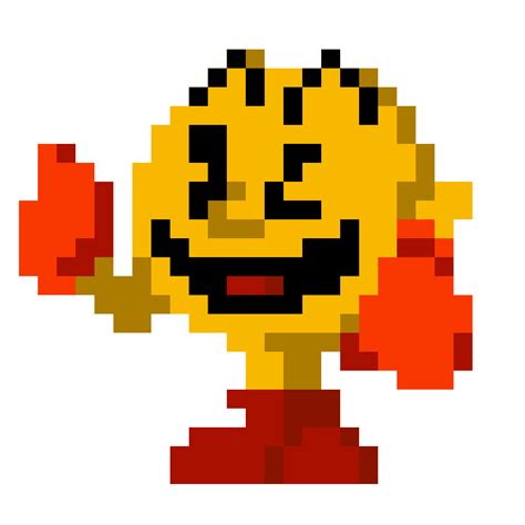 8-Bit SSB4 Pacman Sprite by DaltonKeslar1206 on DeviantArt