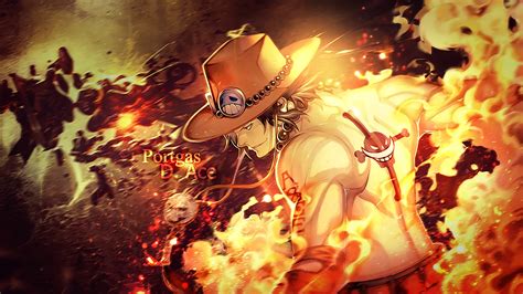 One Piece Portgas D Ace On Fire 4K 8K HD Anime Wallpapers | HD Wallpapers | ID #36770