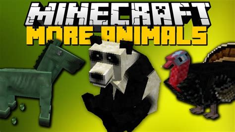 Minecraft: MORE ANIMALS MOBS MOD (Big Golem, Ostrich & Jellyfish) Mod Showcase - YouTube