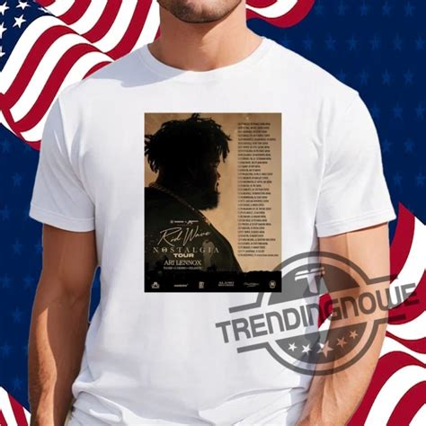 Rod Wave Shirt Rod Wave Nostalgia Tour Shirt Rod Wave T-Shirt ...