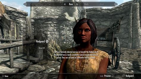 Skyrim SE Part 1 - Female Redguard - First Time Playing - No Commentary - YouTube