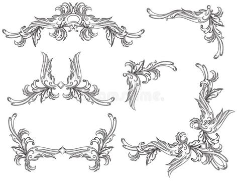 Set of Various Angels or Cupids Stock Vector - Illustration of stencil ...