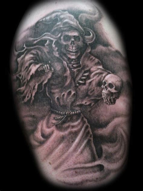 Grim Reaper Tattoo | Reaper tattoo, Grim reaper tattoo, Grim reaper