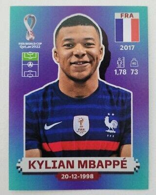 PANINI 2022 FIFA World Cup Stickers - kylian Mbappe Sticker France £15.05 - PicClick UK