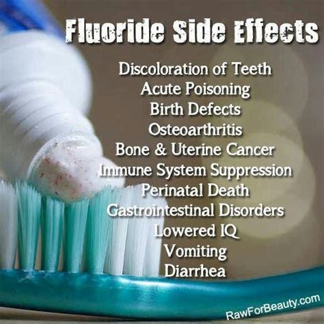 Fluoride Side Effects.? | Health | Pinterest