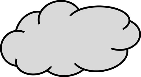 Rain Cloud Clipart Black And White - ClipArt Best