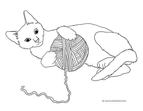 cat and yarn clipart 20 free Cliparts | Download images on Clipground 2024