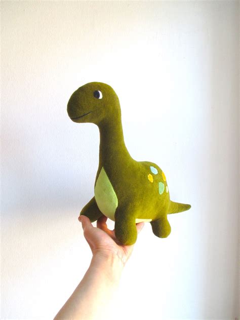 Organic Brachiosaurus Plush Toy Green Brachiosaurus Toy Soft - Etsy