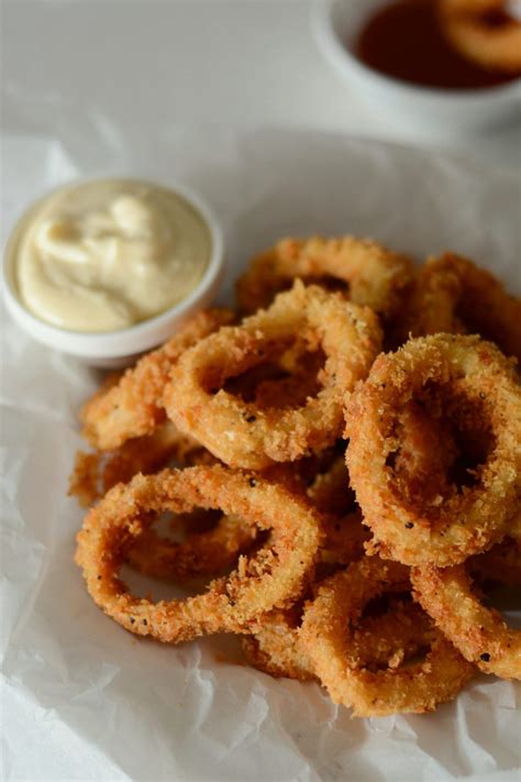 Fried Squid Rings (with Sambhar Powder) - The Spice Adventuress