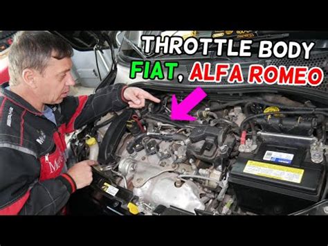 THROTTLE BODY LOCATION REPLACEMENT EXPLAINED FIAT ALFA ROMEO PUNTO DOBLO TIPO ALFA ROMEO 147 ...