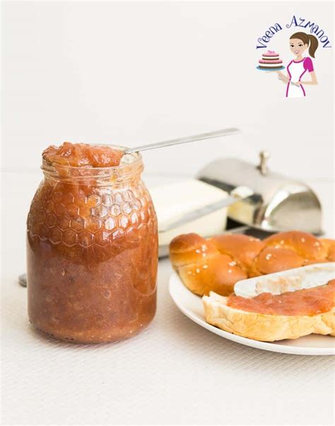 Plum Peach Jam without Pectin aka Stone-Fruit Jams - Veena Azmanov