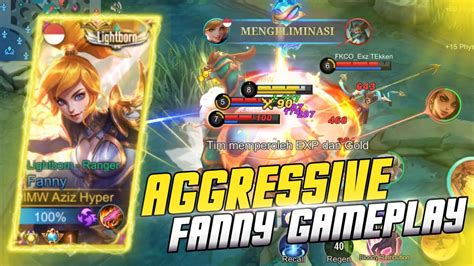 AGGRESSIVE FANNY GAMEPLAY | SOLO RANK GAMEPLAY MLBB !!! - YouTube