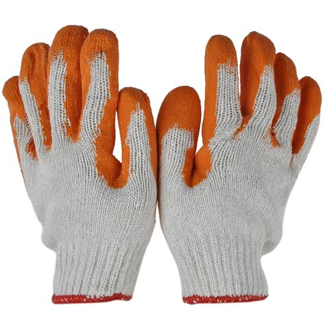 Popular Orange Color Electrical Workplace Safety Hand Gloves For Construction Work - Buy ...