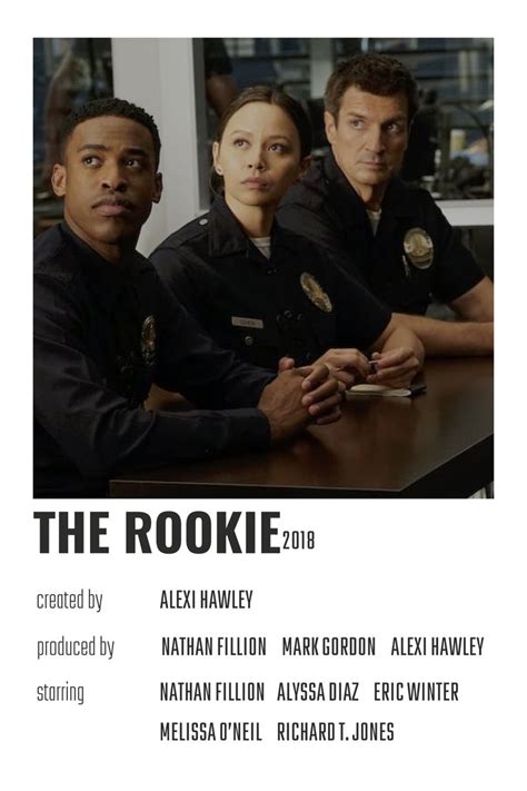 Polaroid Poster-The Rookie ♡ by elisia ♡ in 2024 | The rookie movie ...