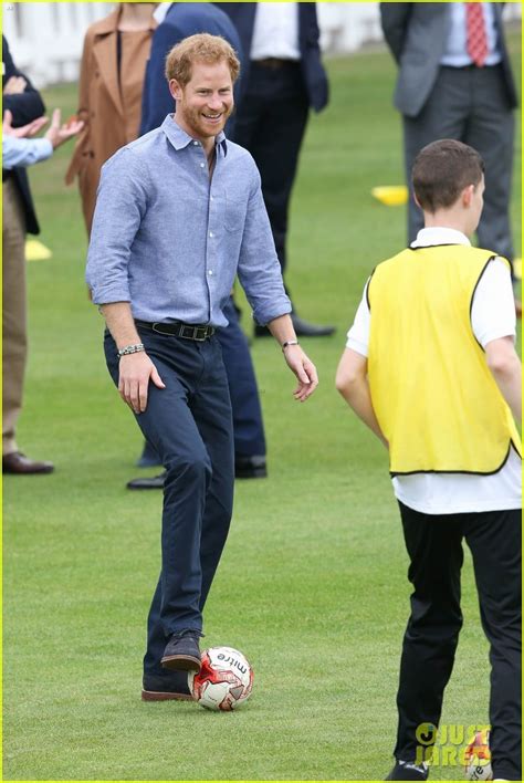 Prince Harry Adorably Goofs Around While Playing Soccer! (Video): Photo ...